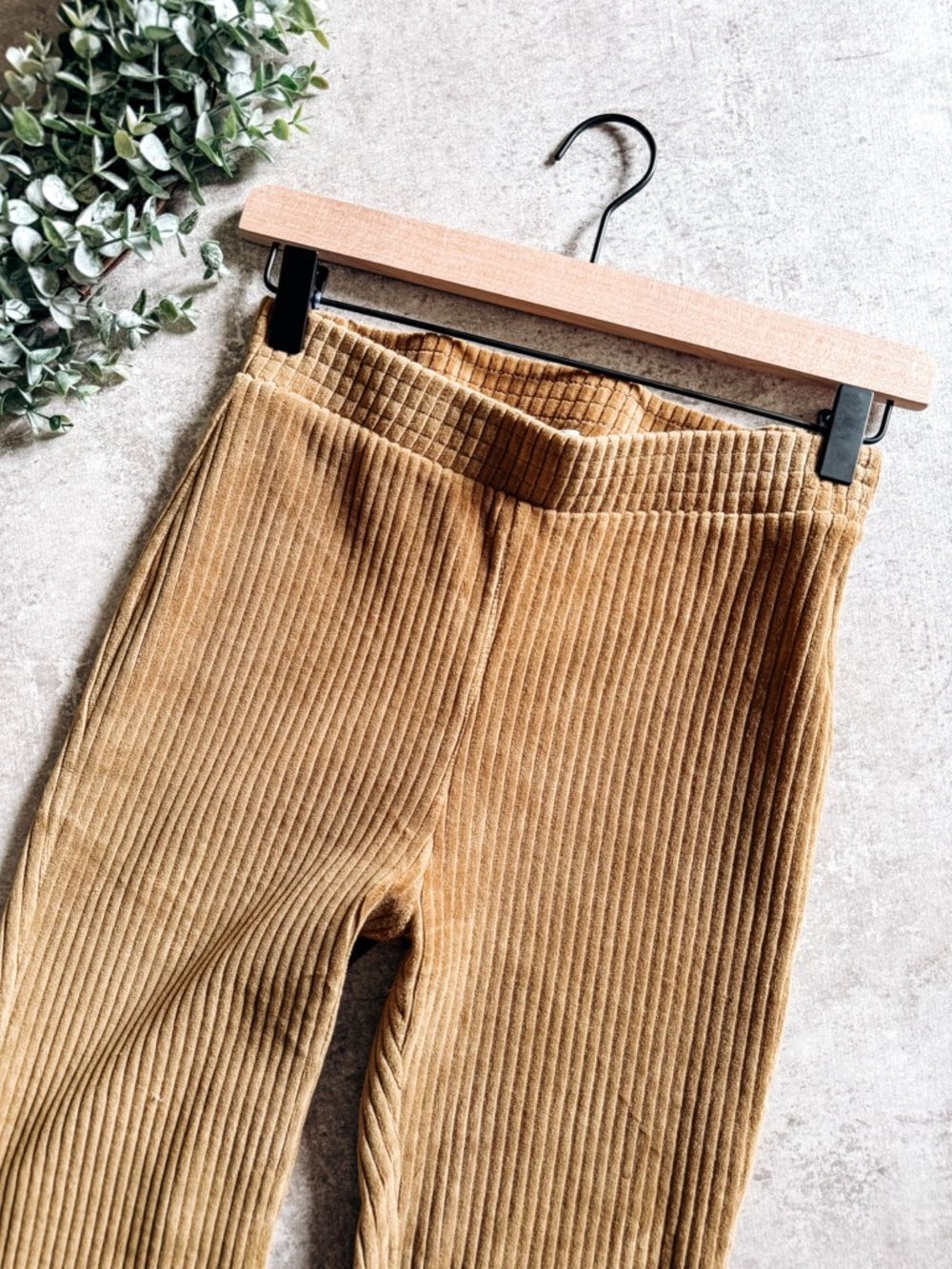 Aerie Brown Corduroy Flare Pants Size S Short